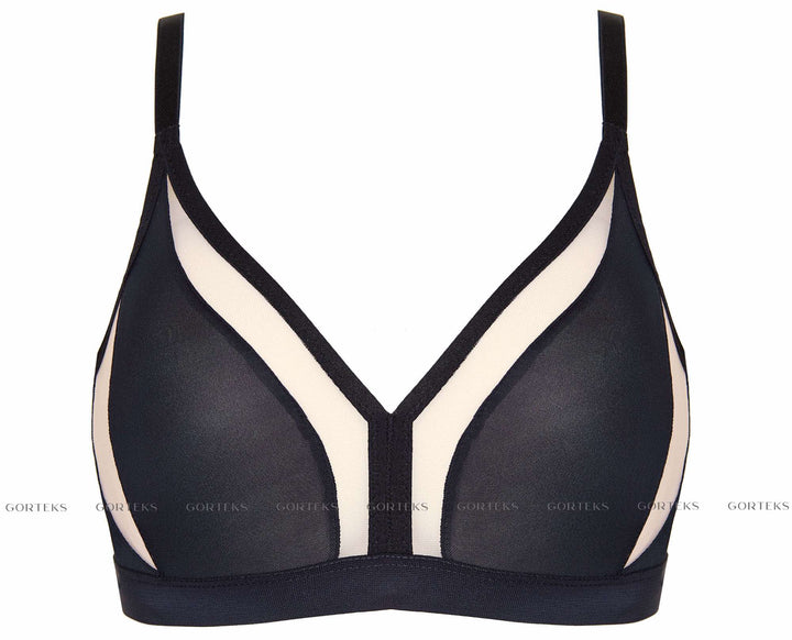 Merida Wireless Soft Bra – Black/Beige