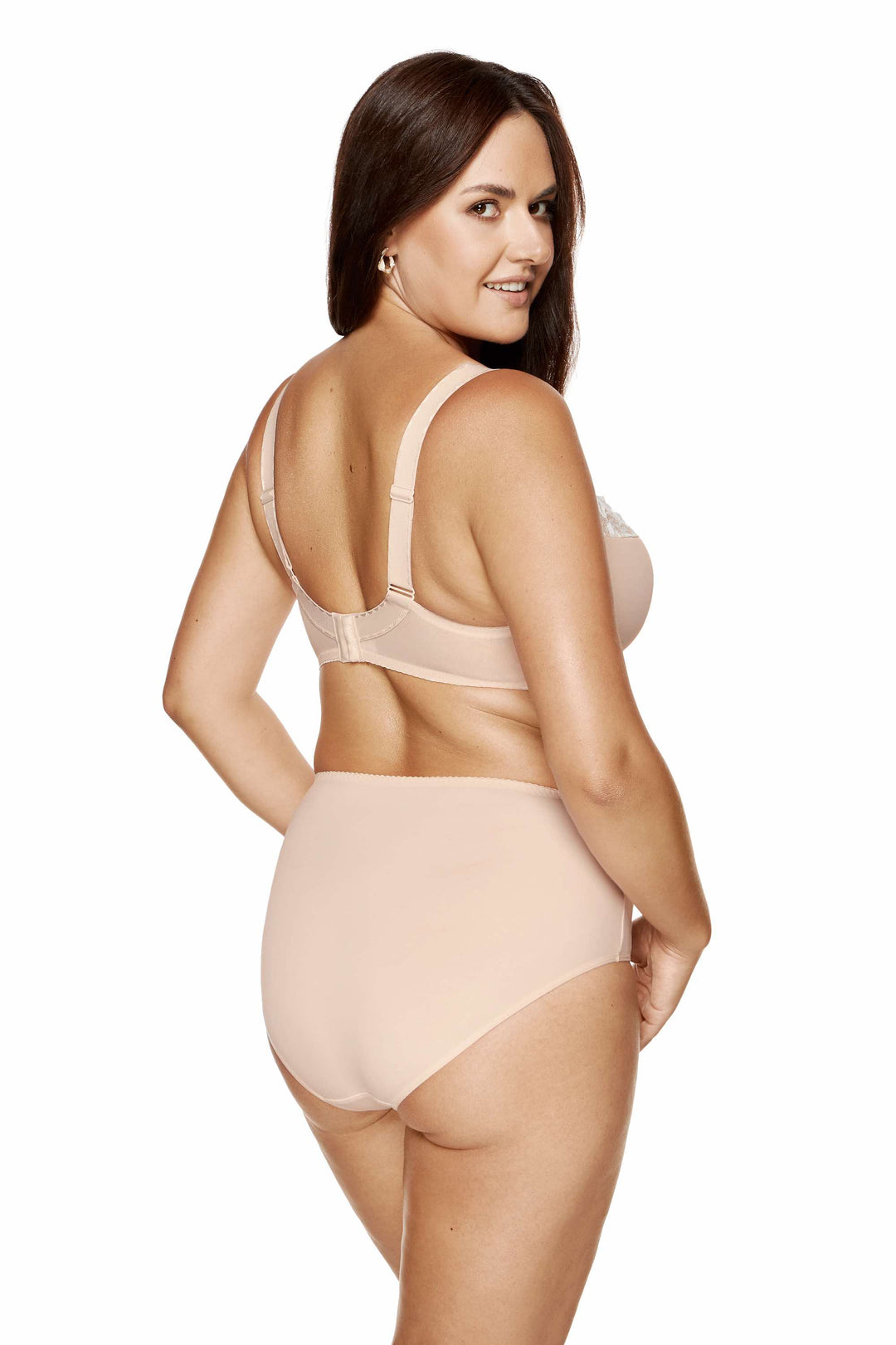 Egerie Embroidered Half-Padded Bra – Beige