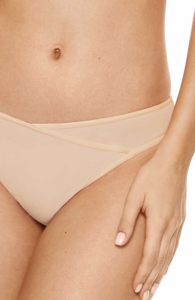 Venus Beige Brazilian Thong Lingerie