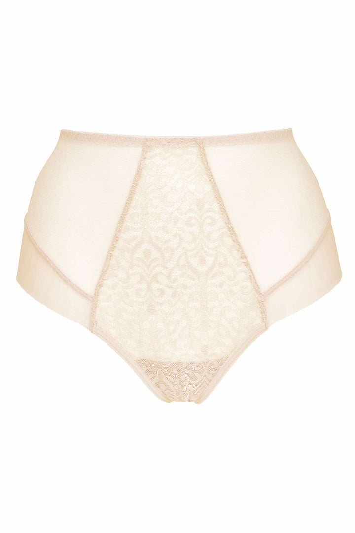 Gabi Beige High Waist Shaping Lace Panty Lingerie