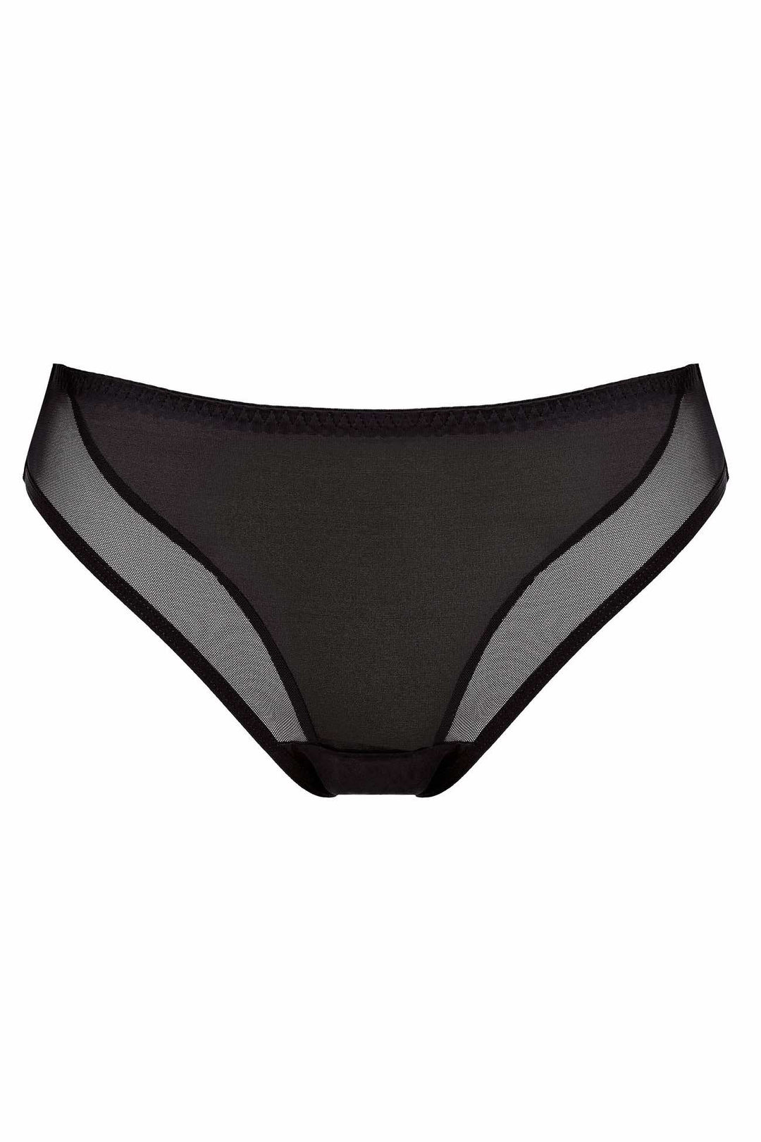Zara Black Smooth Brazilian Thong