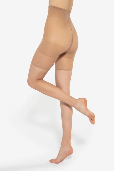 GATTA Anti Chafing Summer Shorts in daino – back view, seamless coverage and no roll-down
